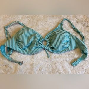 Blue bathing suit top